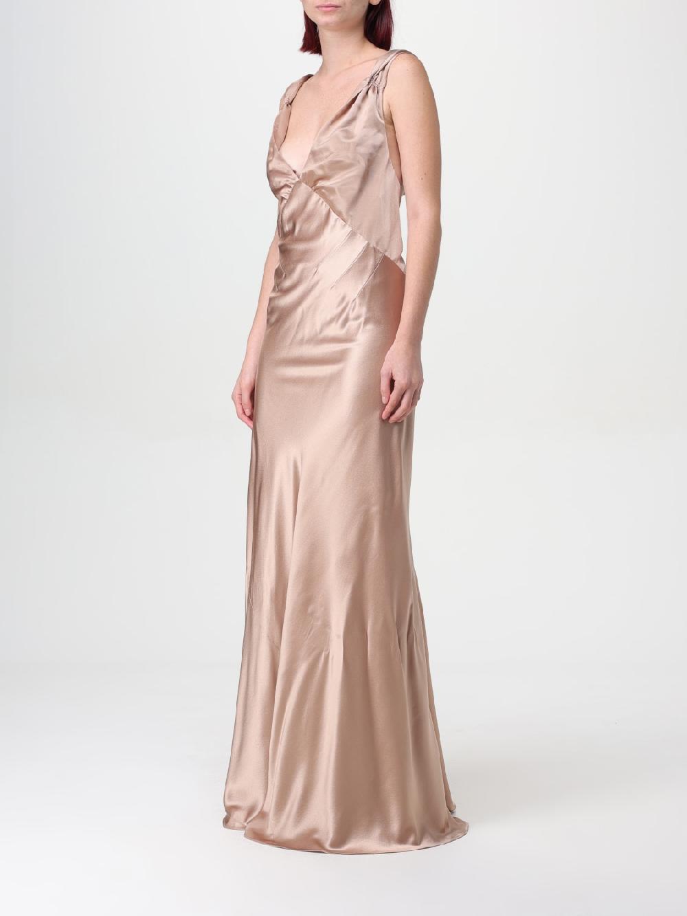 Giglio Abito Saint Laurent In Raso Di Seta