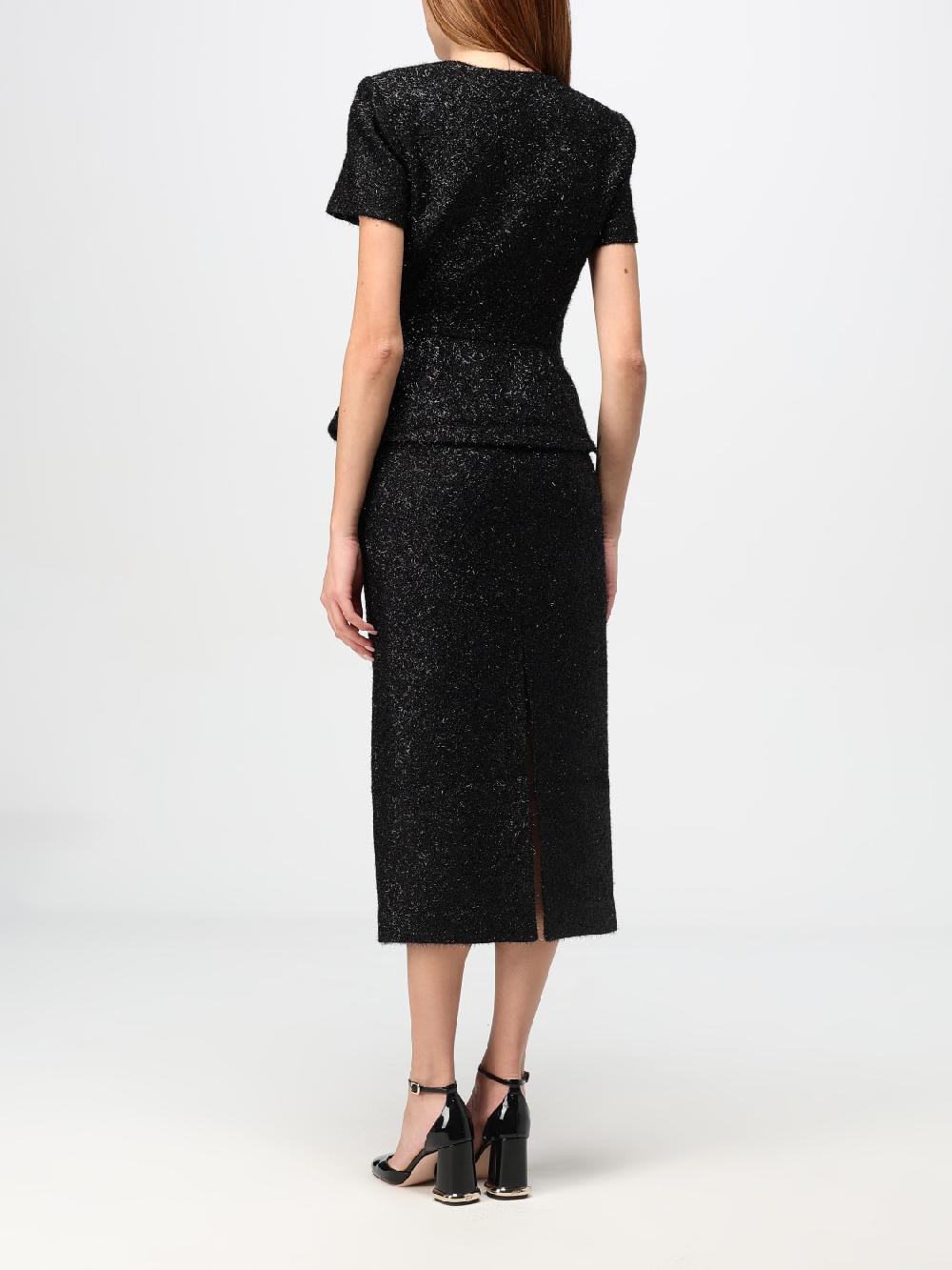 Giglio Abito Self-Portrait In Viscosa Metallizzata