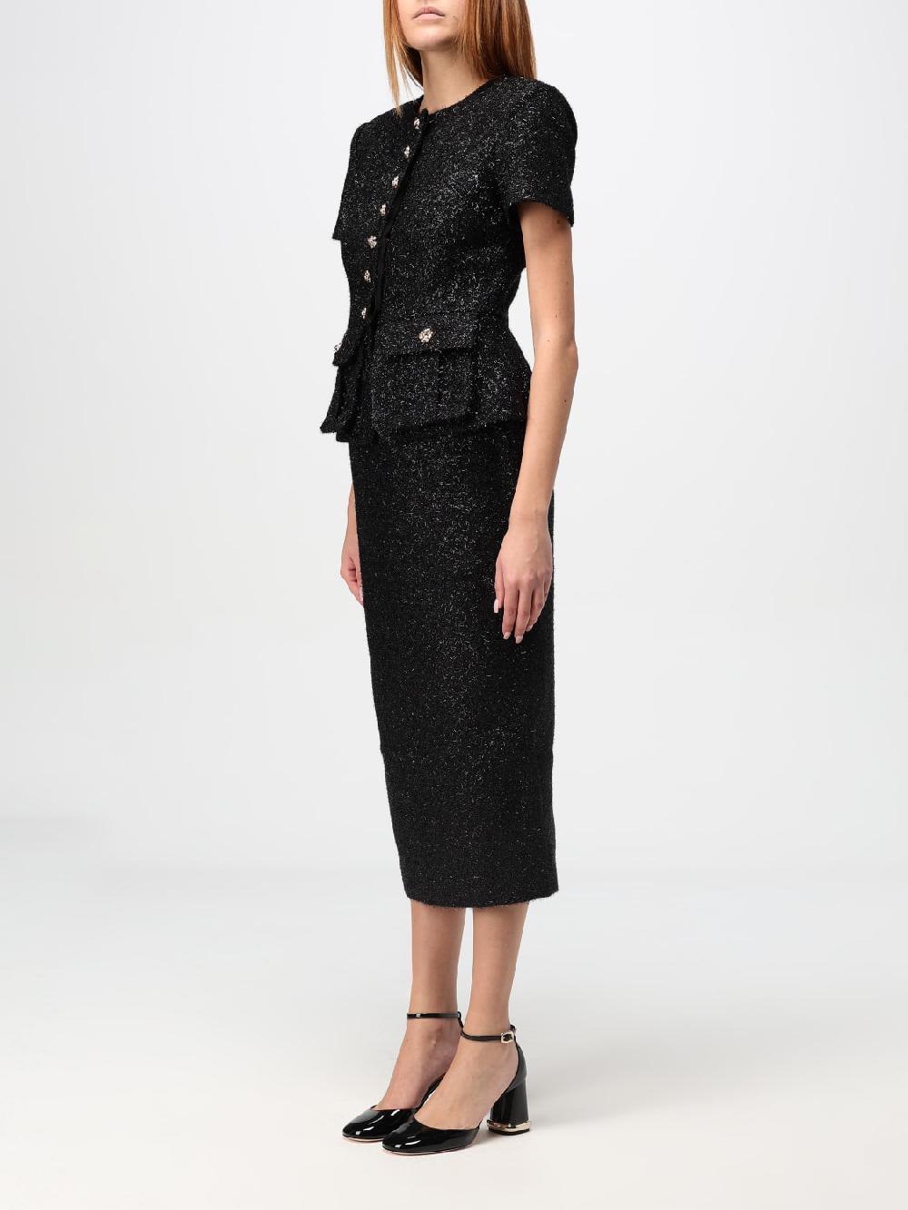 Giglio Abito Self-Portrait In Viscosa Metallizzata