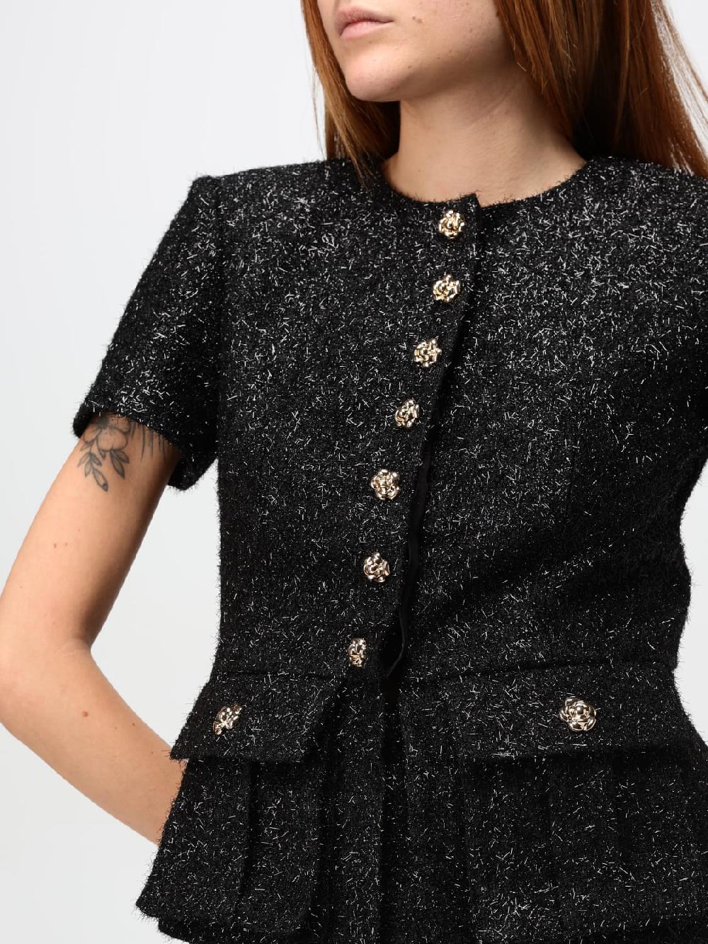 Giglio Abito Self-Portrait In Viscosa Metallizzata