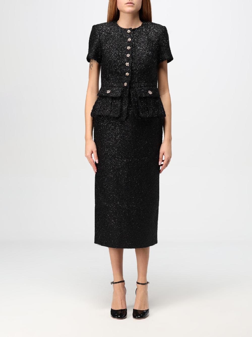 Giglio Abito Self-Portrait in viscosa metallizzata