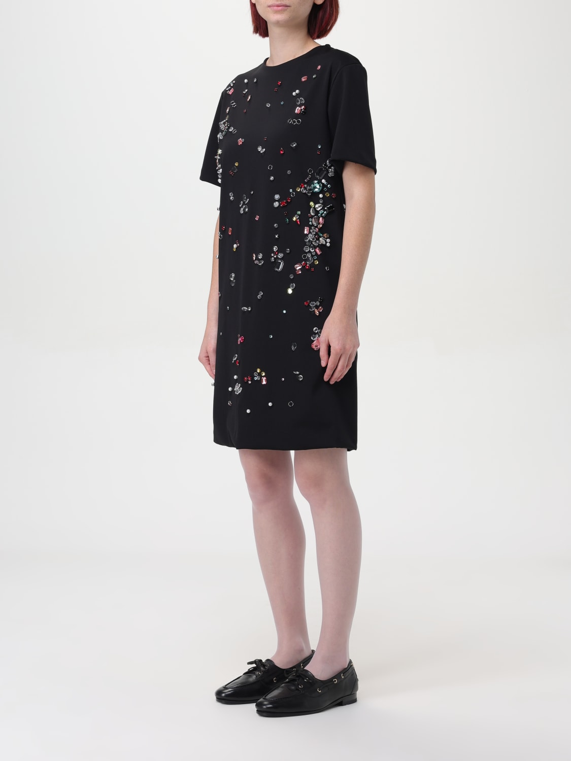 Giglio Abito Sportmax Con Pietre Colorate