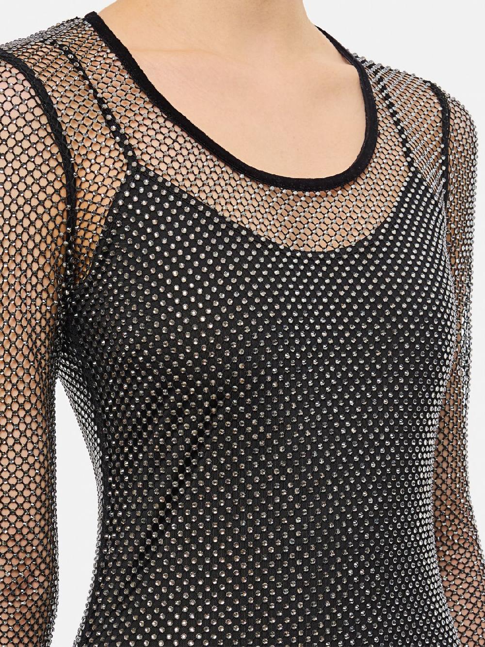 Giglio Abito Sportmax In Maglia Con Strass