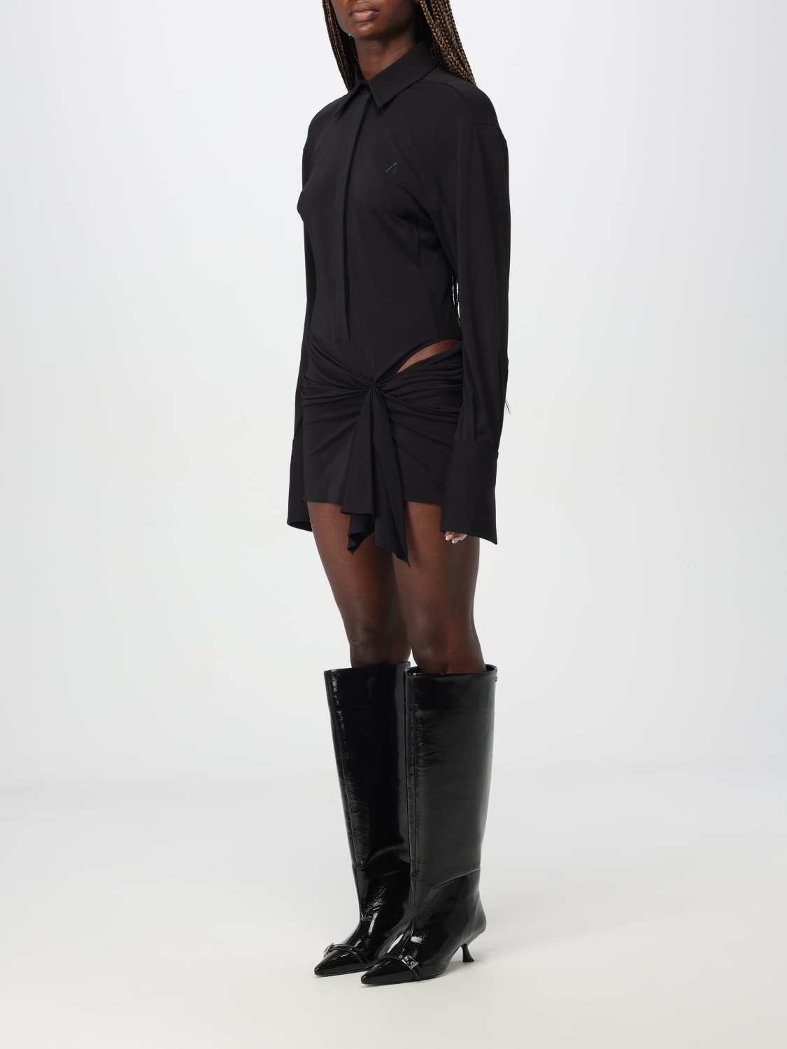 Giglio Abito The Attico In Jersey Stretch