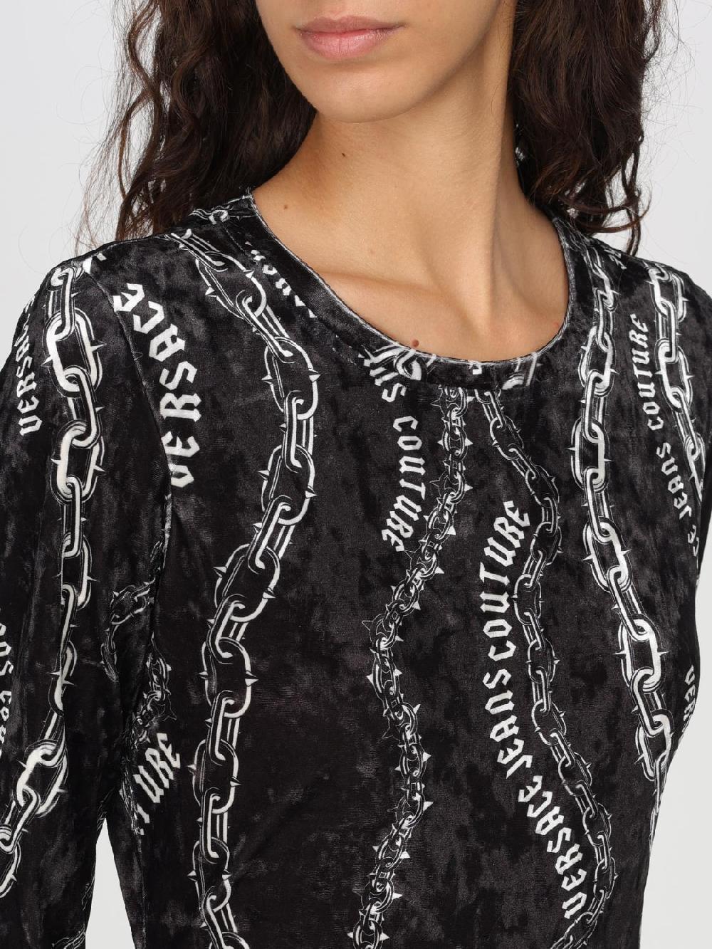 Giglio Abito Versace Jeans Couture In Ciniglia