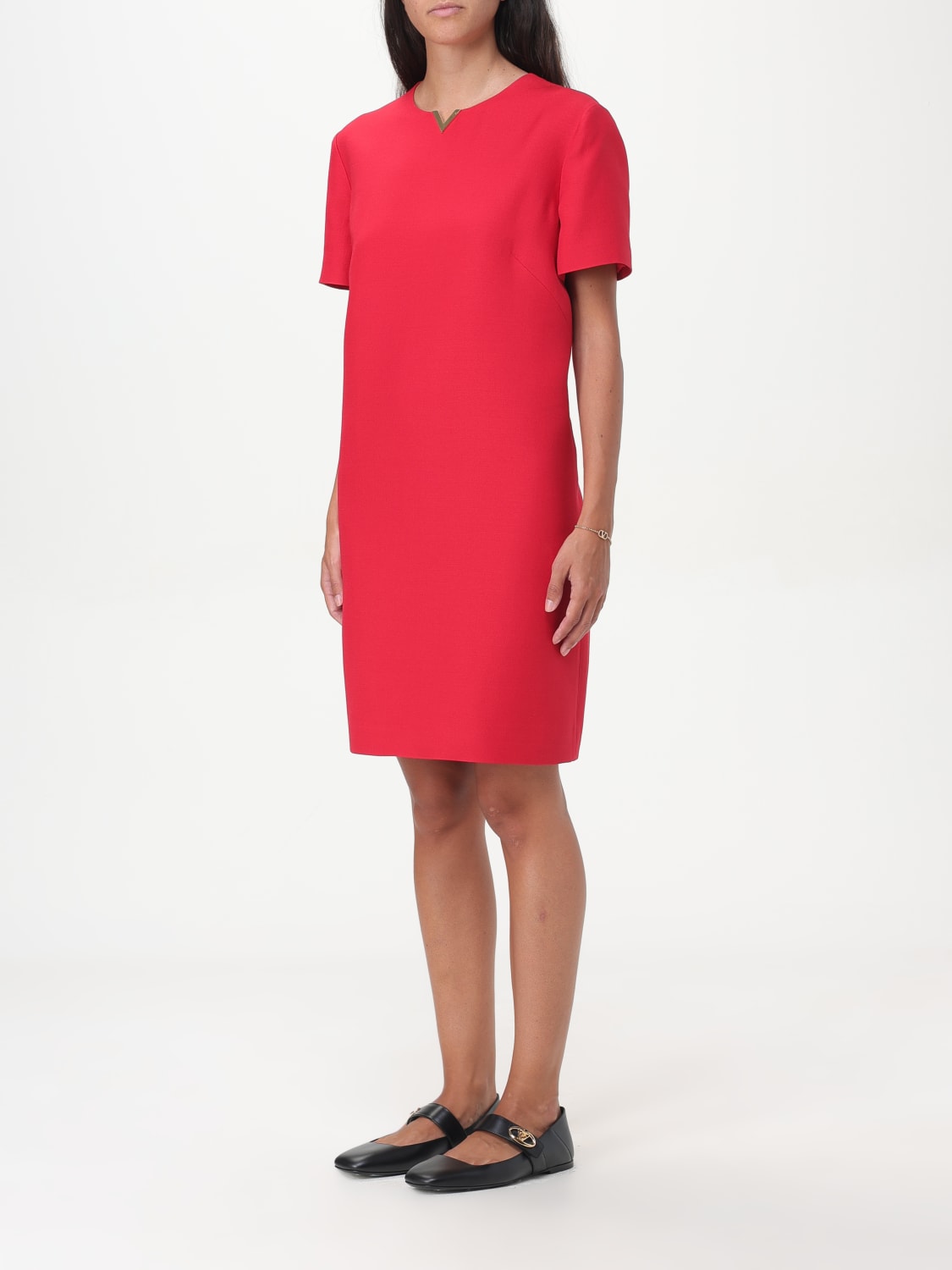 Giglio Abito VLogo Valentino In Crêpe Couture