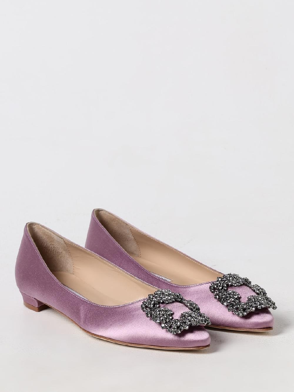 Giglio Ballerina Hangisi Manolo Blahnik In Raso