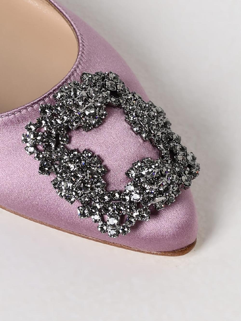 Giglio Ballerina Hangisi Manolo Blahnik In Raso