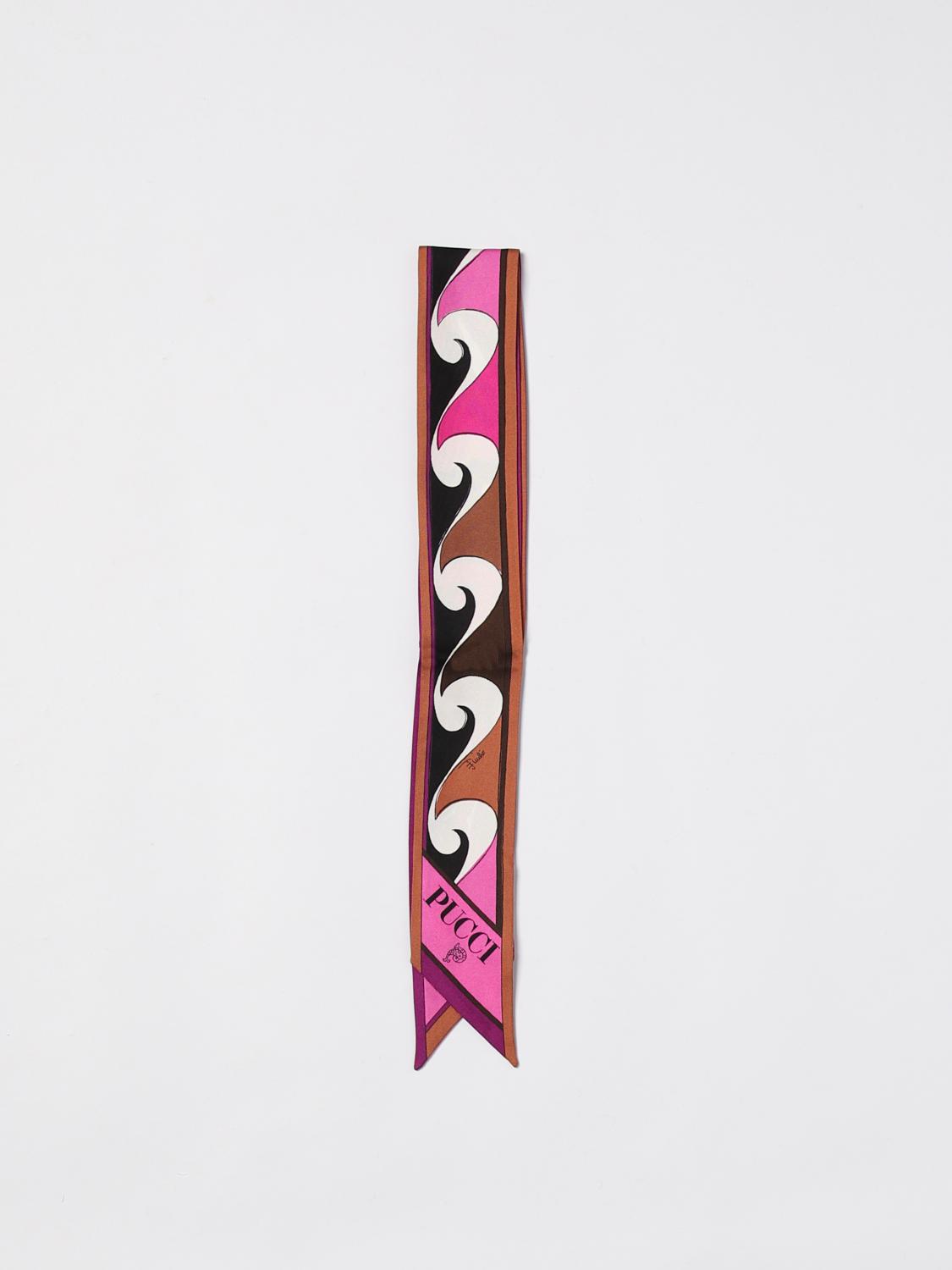 Giglio Bandeau Pucci in seta con stampa orchidee