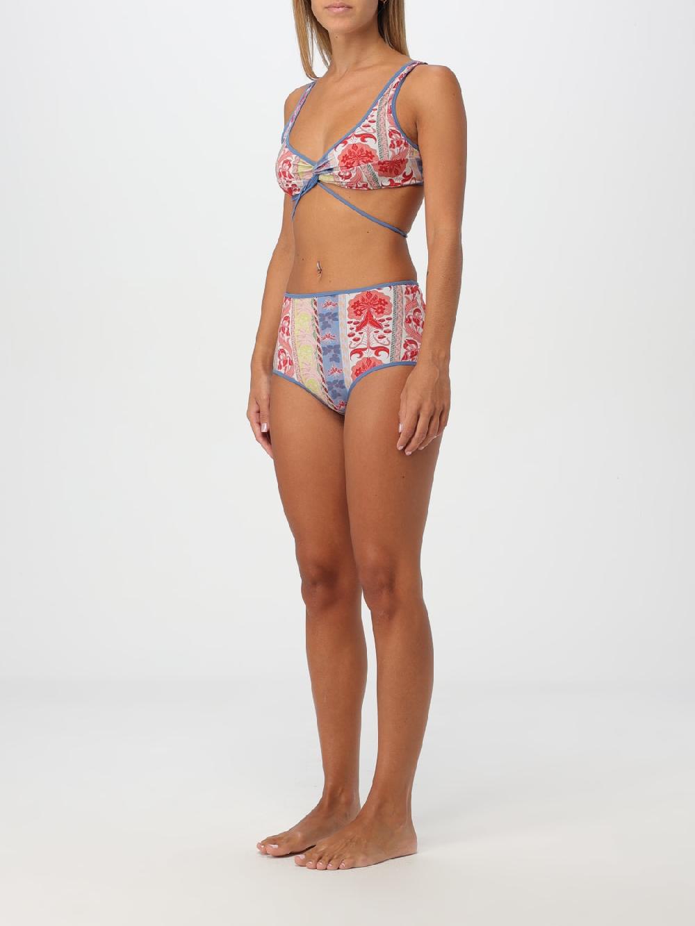 Giglio Bikini Top Etro In Lycra Stampata