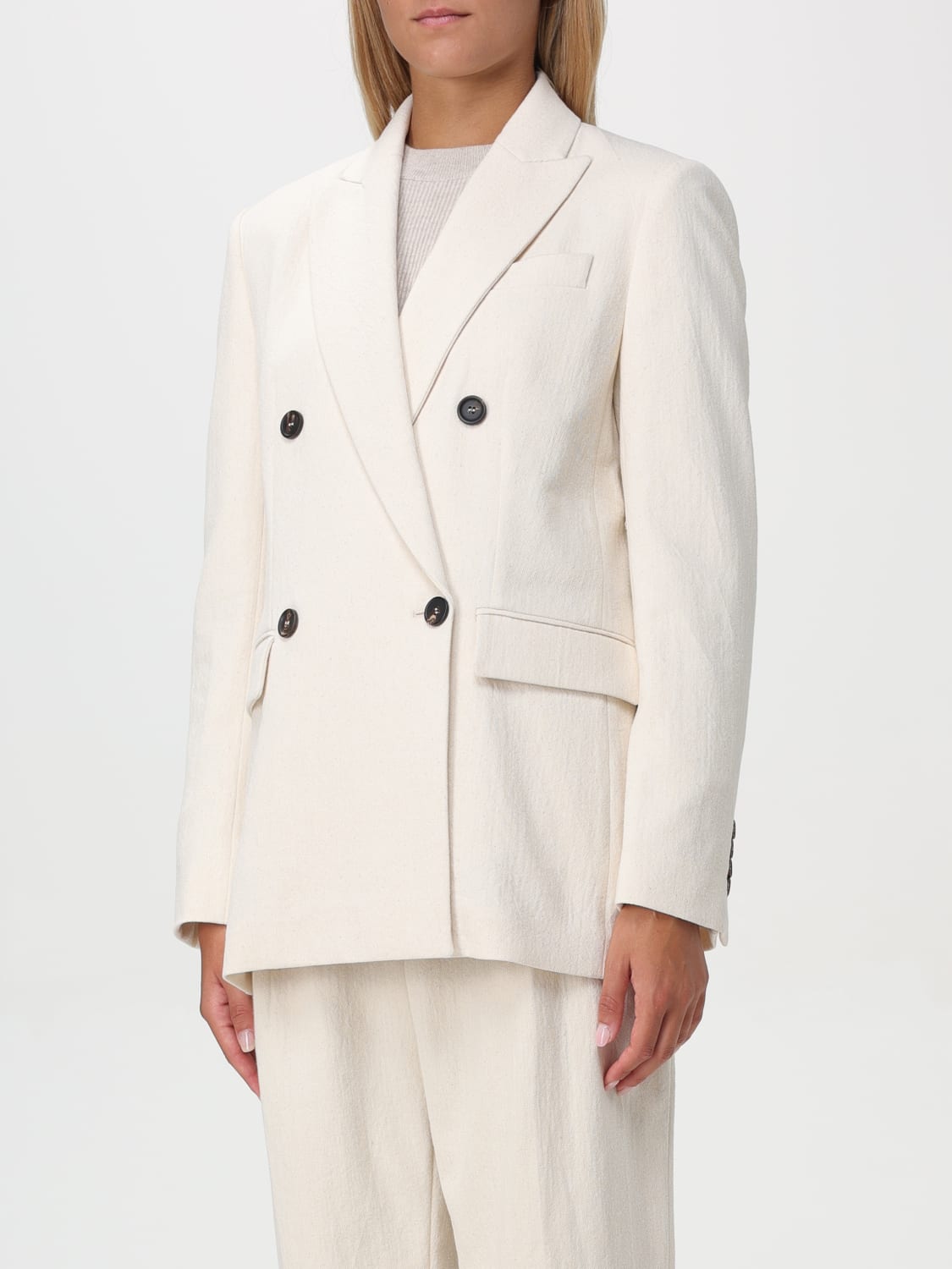 Giglio Blazer A Doppiopetto Brunello Cucinelli