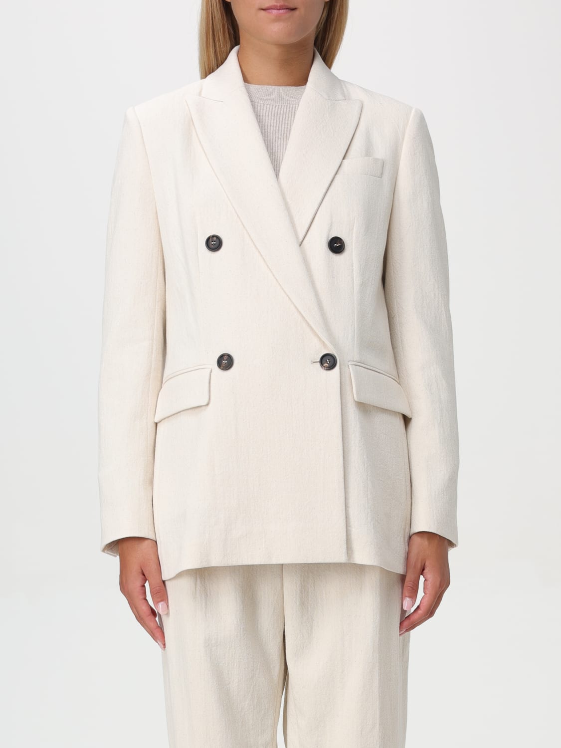 Giglio Blazer a doppiopetto Brunello Cucinelli