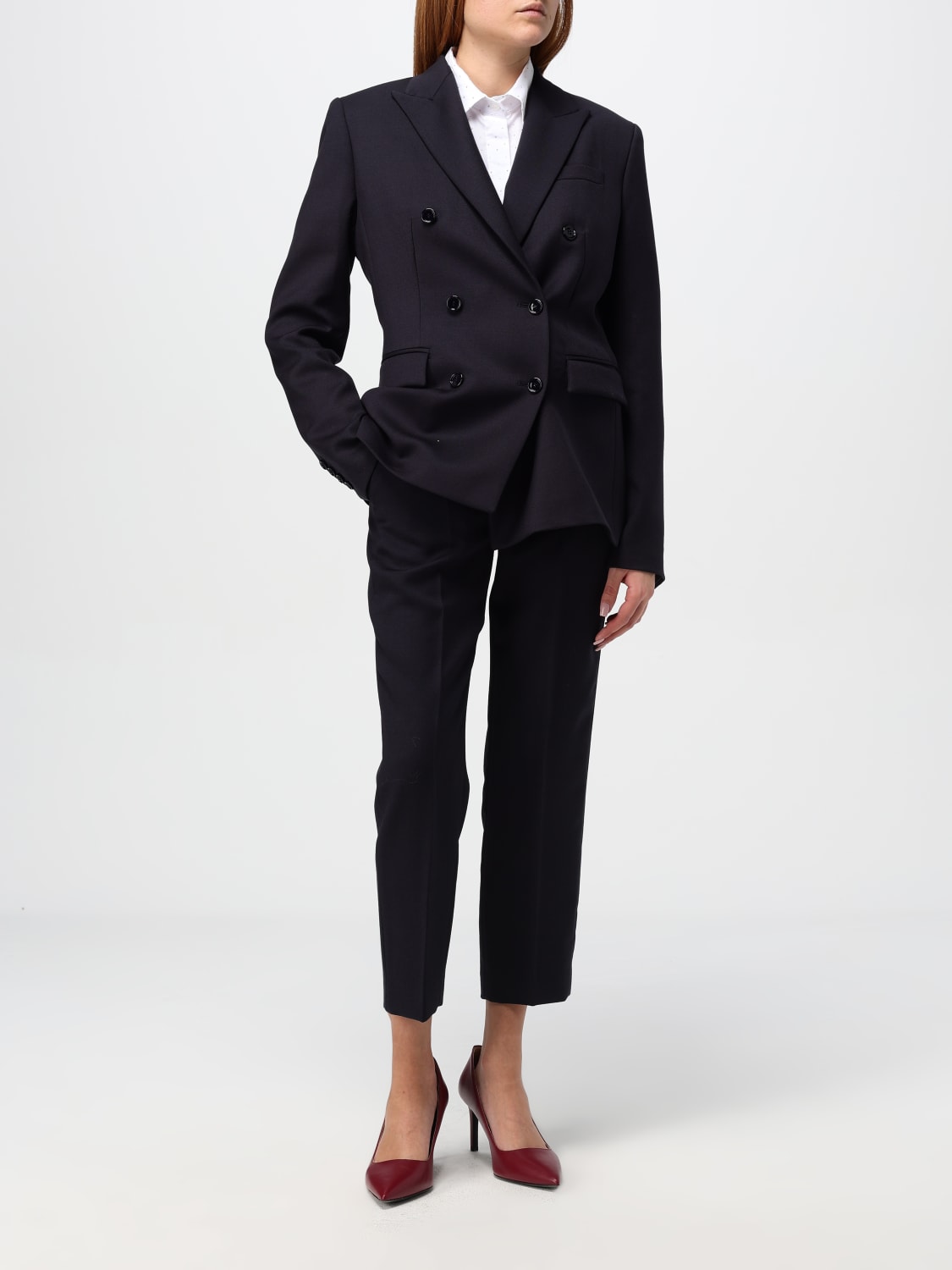 Giglio Blazer A Doppiopetto Dondup In Lana Vergine