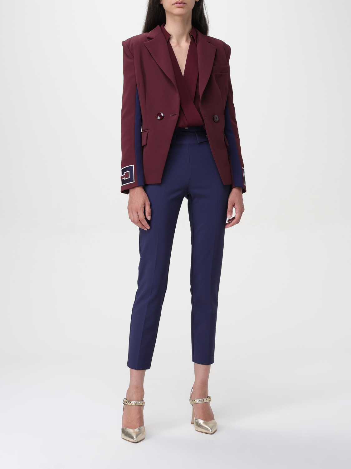 Giglio Blazer A Doppiopetto Elisabetta Franchi