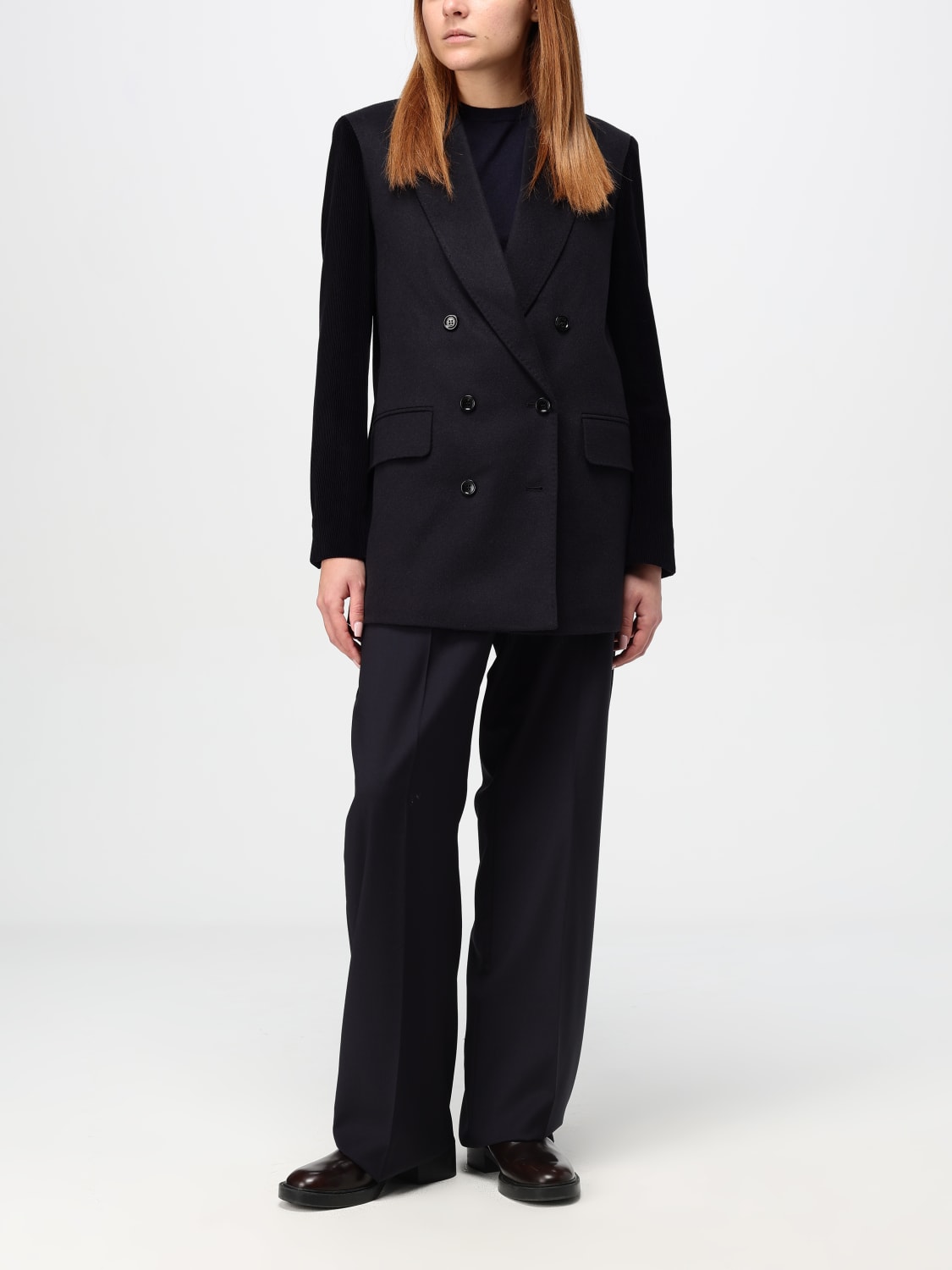 Giglio Blazer A Doppiopetto Max Mara In Lana