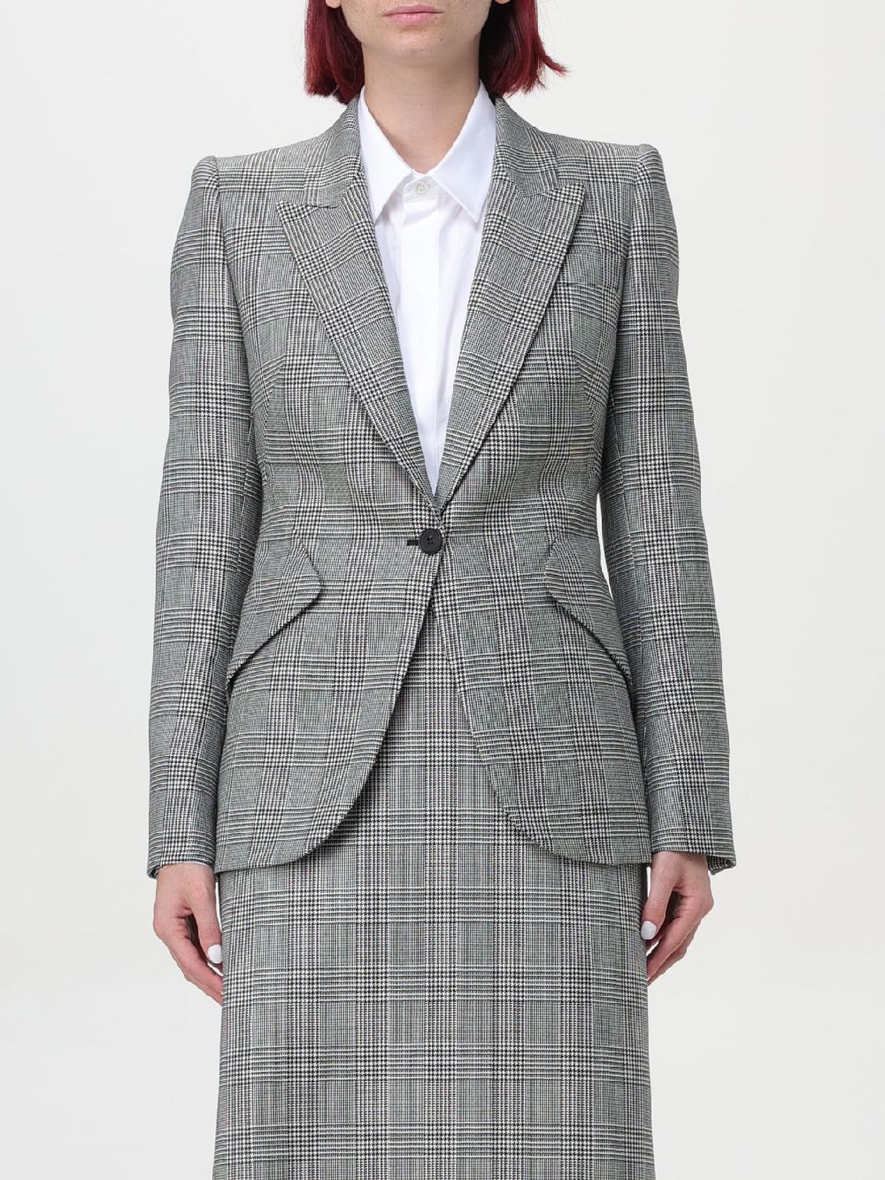 Giglio Blazer a monopetto Alexander McQueen