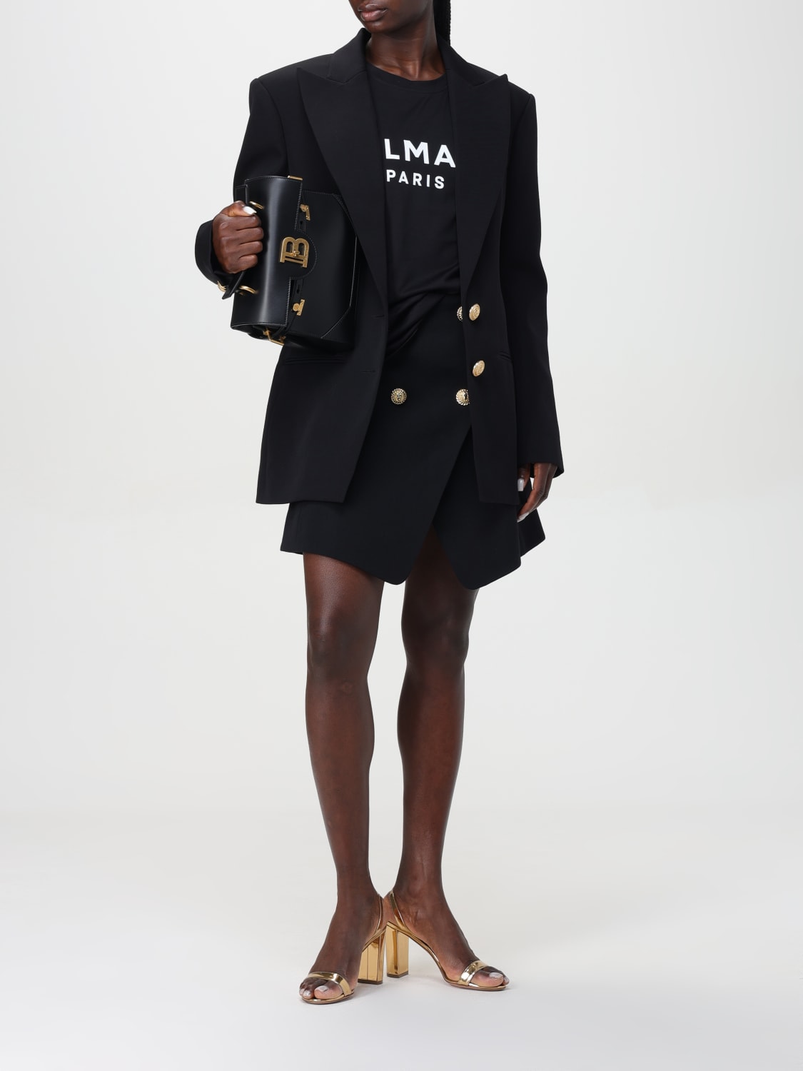 Giglio Blazer A Monopetto Balmain In Lana Vergine