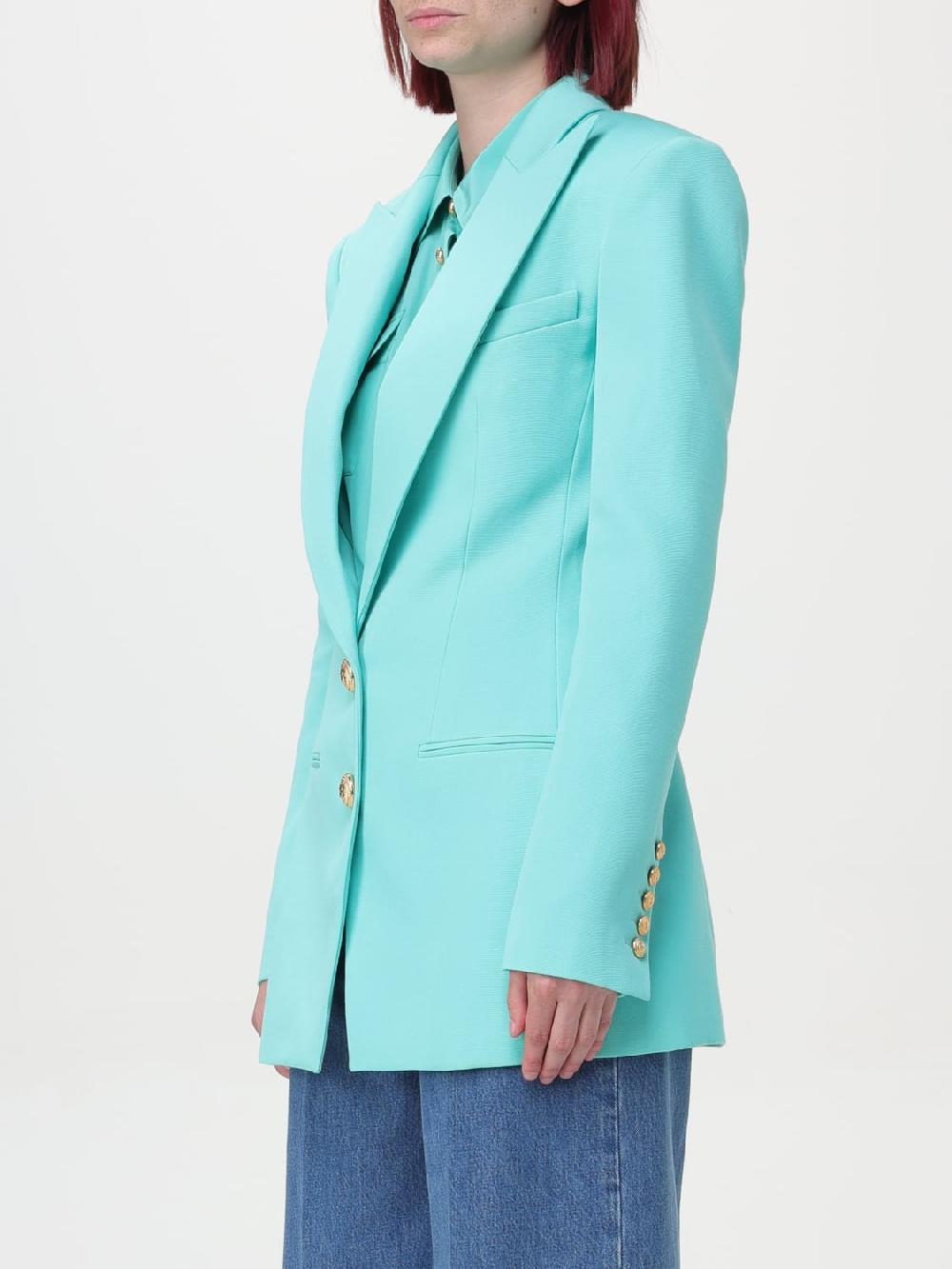 Giglio Blazer A Monopetto Balmain In Lana Vergine