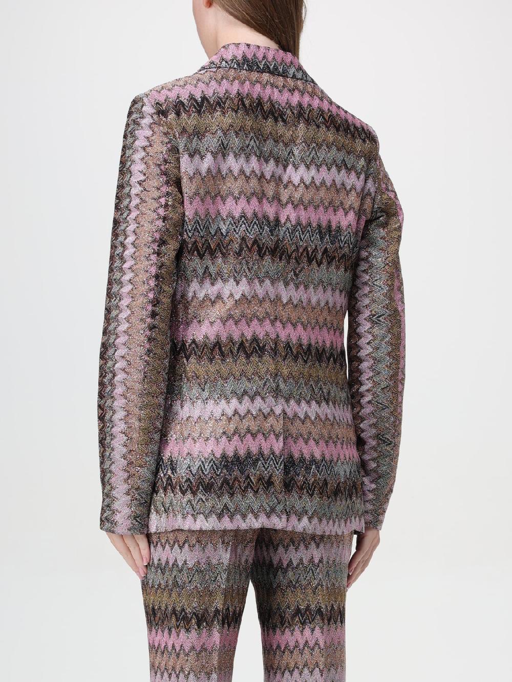 Giglio Blazer A Monopetto Missoni A Zig Zag