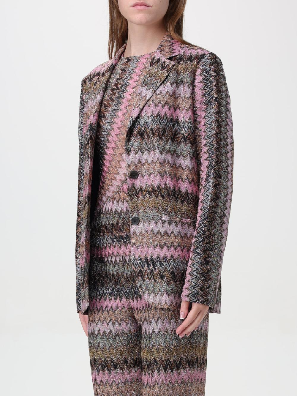 Giglio Blazer A Monopetto Missoni A Zig Zag