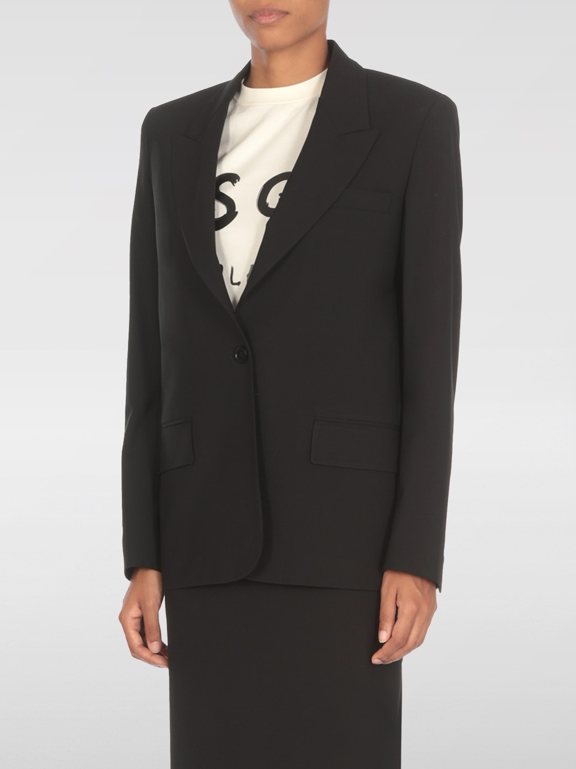 Giglio Blazer a monopetto MSGM in lana vergine