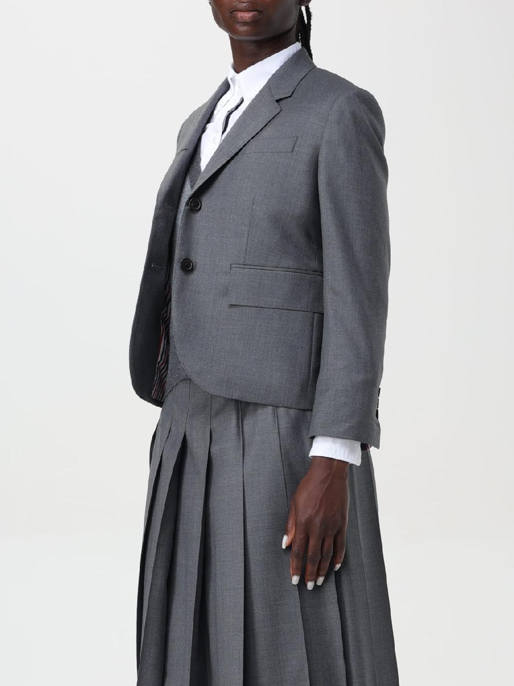 Giglio Blazer A Monopetto Thom Browne Di Lana