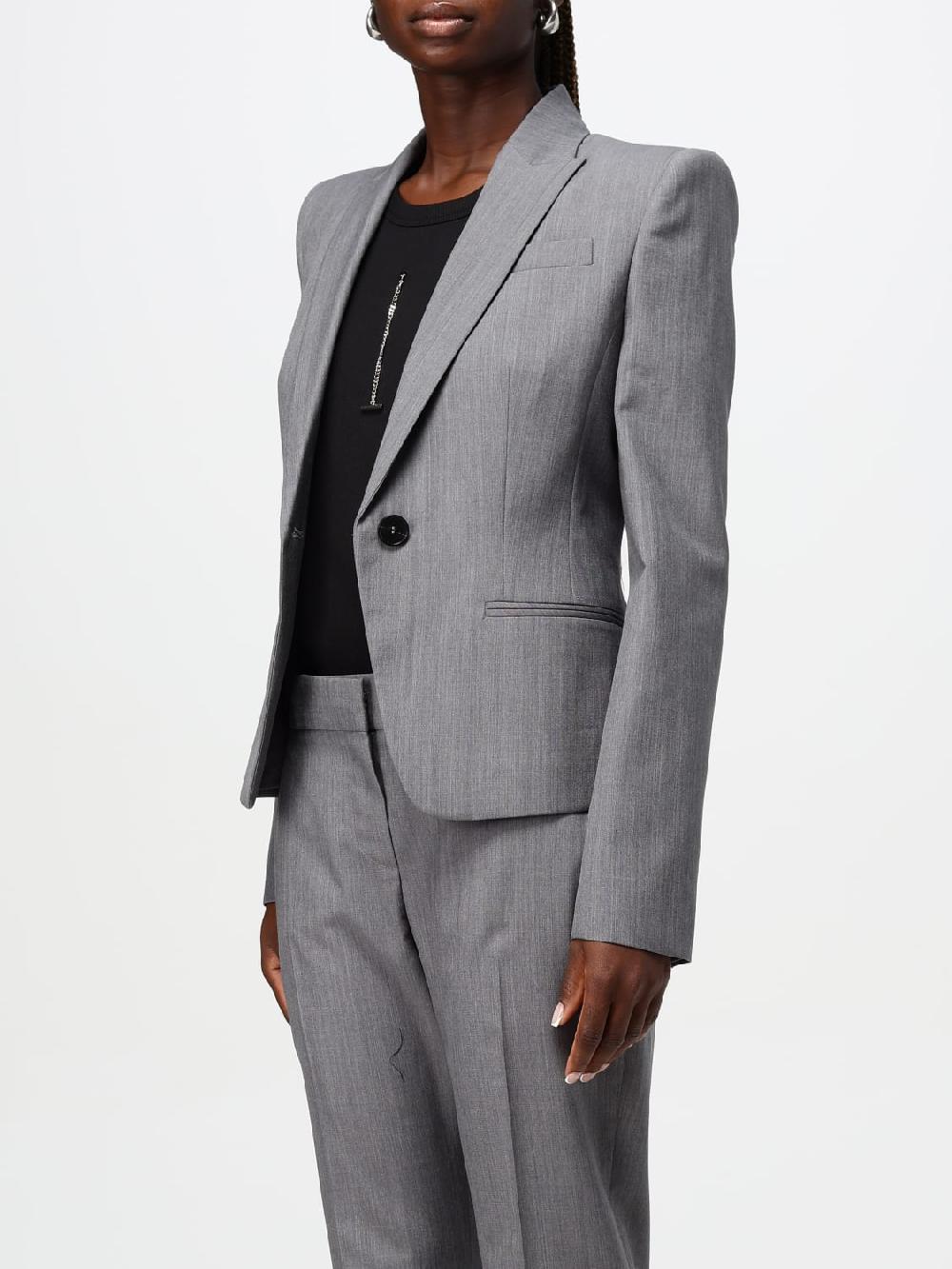Giglio Blazer Alexander McQueen In Misto Lana