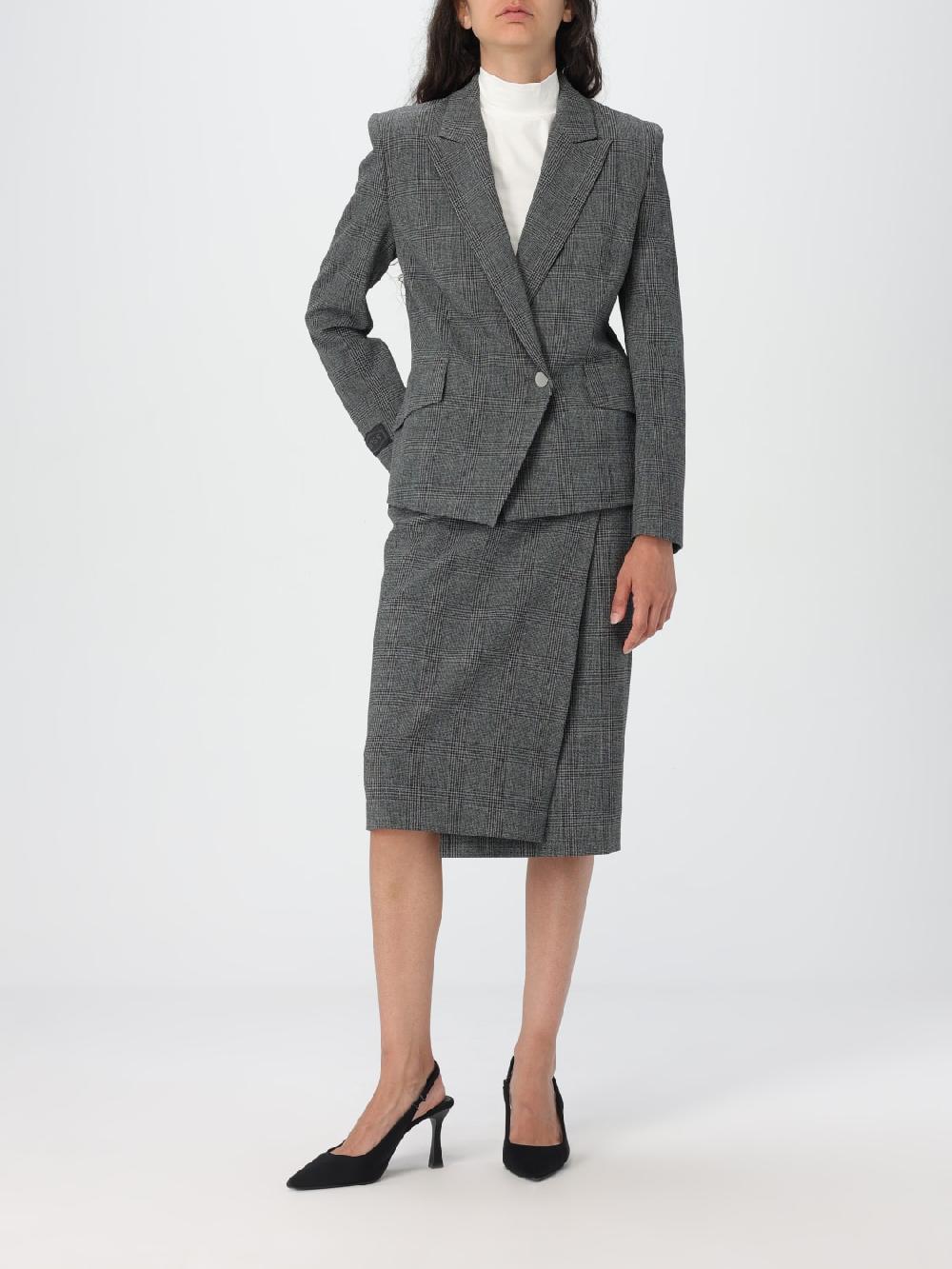 Giglio Blazer Asimmetrico Boss In Misto Lana