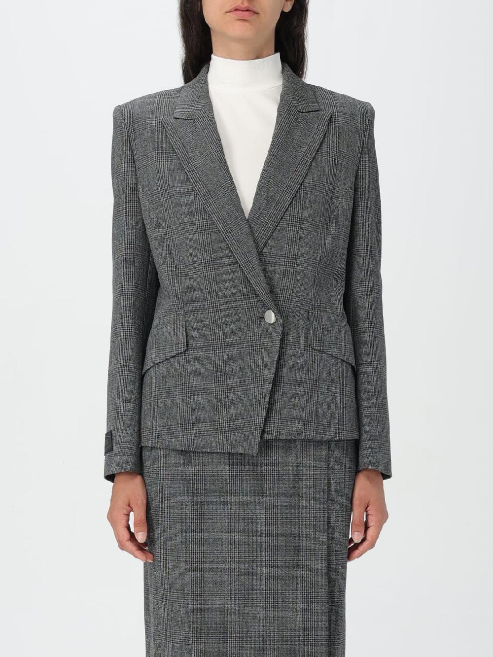 Giglio Blazer asimmetrico Boss in misto lana