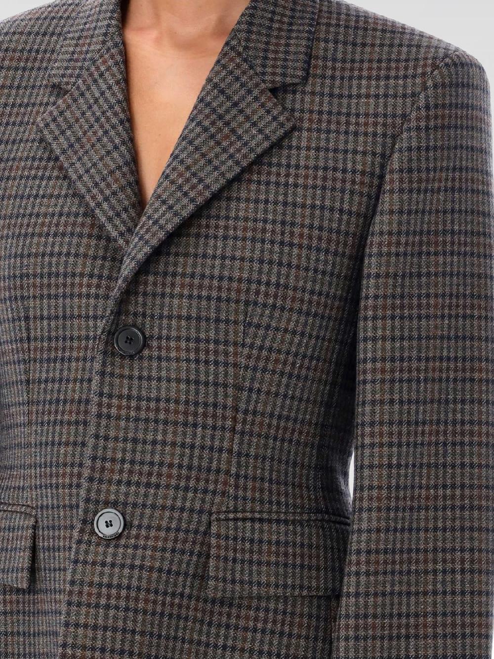 Giglio Blazer Balenciaga In Lana Check