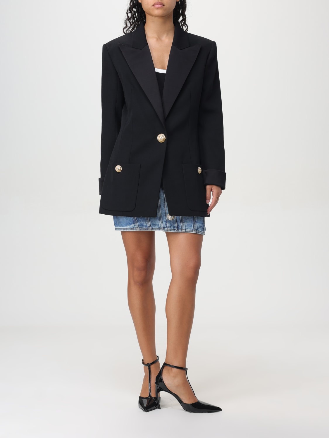 Giglio Blazer Balmain In Lana Vergine