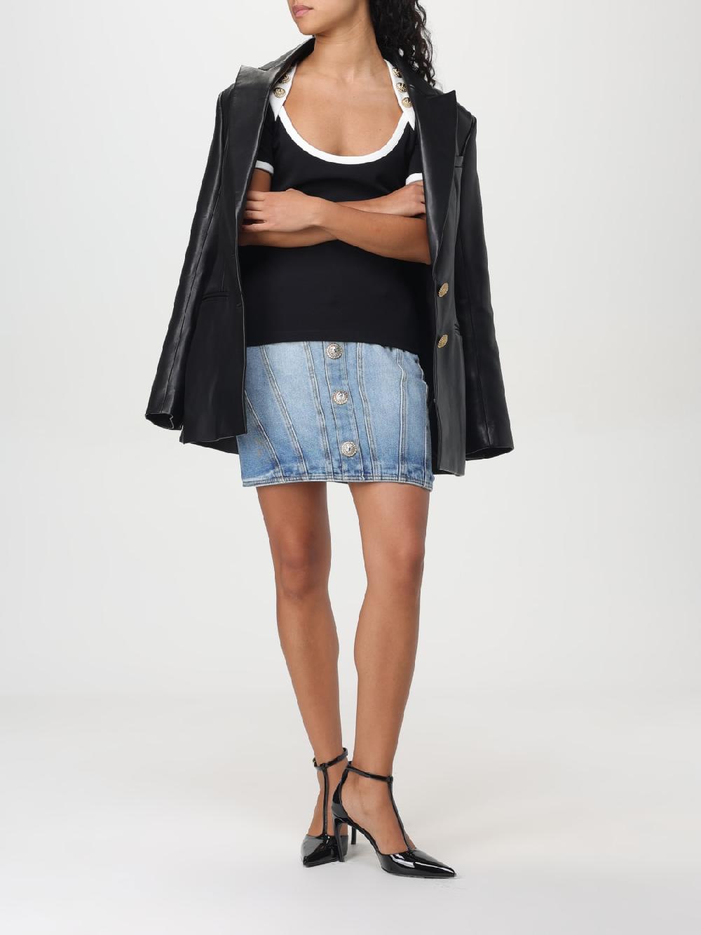 Giglio Blazer Balmain In Pelle