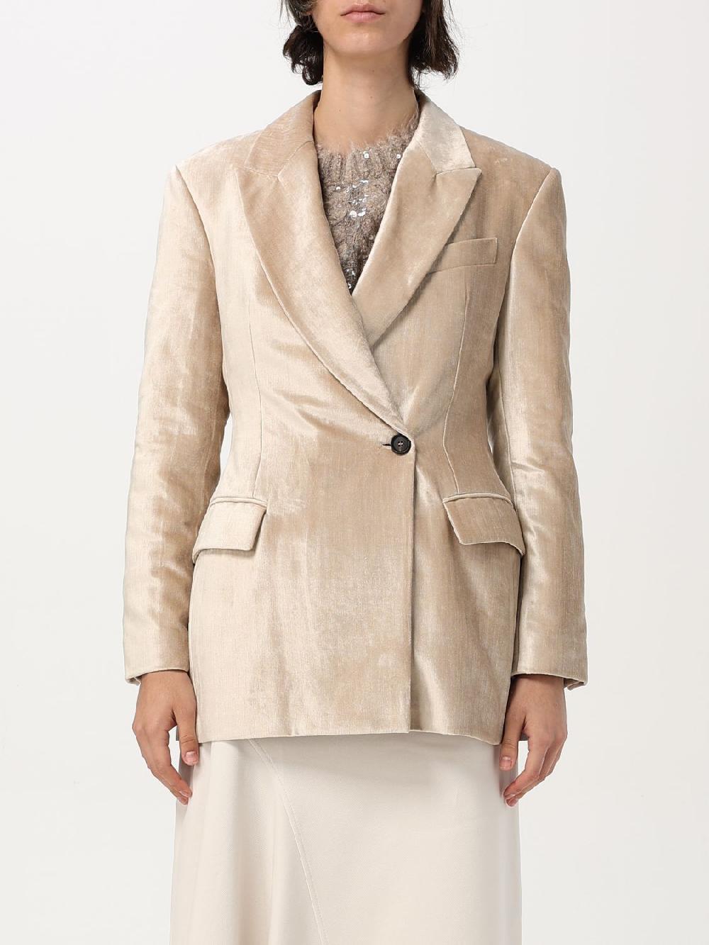 Giglio Blazer Brunello Cucinelli in velluto