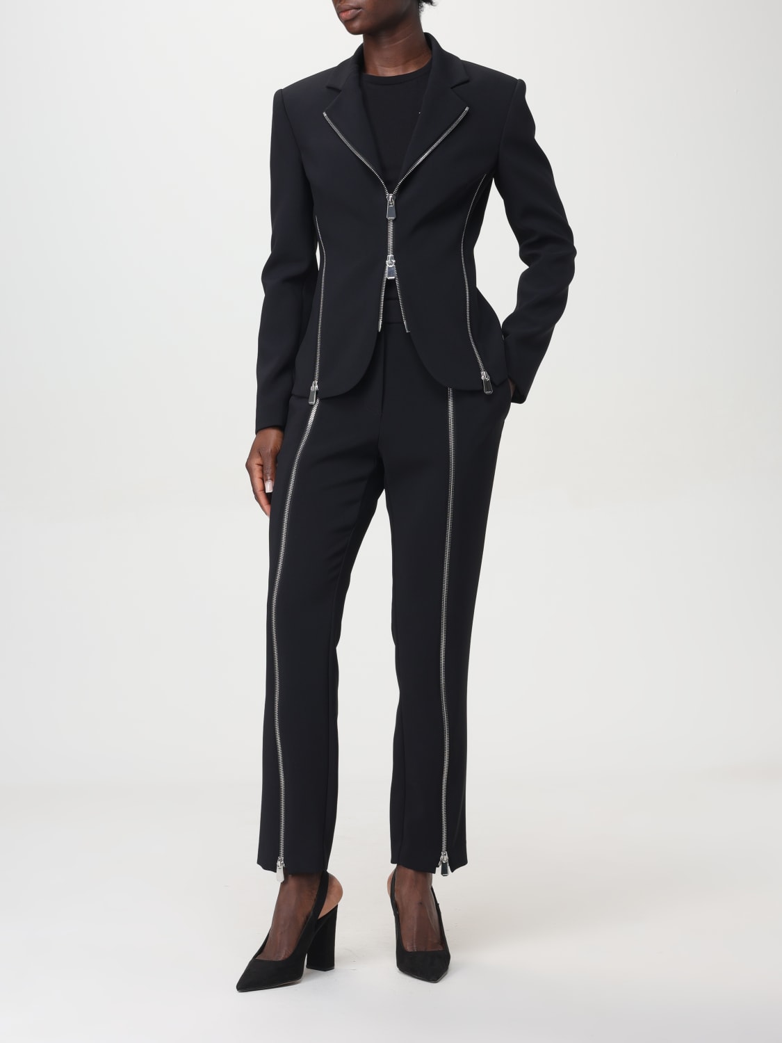 Giglio Blazer Con Zip Pinko In Crepe