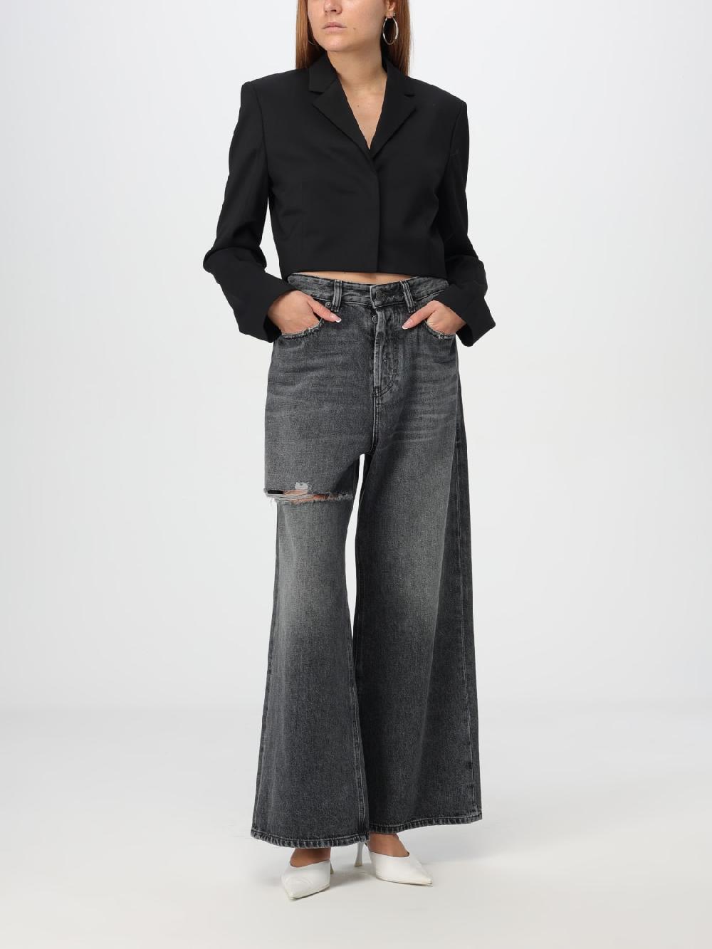 Giglio Blazer Cropped Diesel In Lana Stretch
