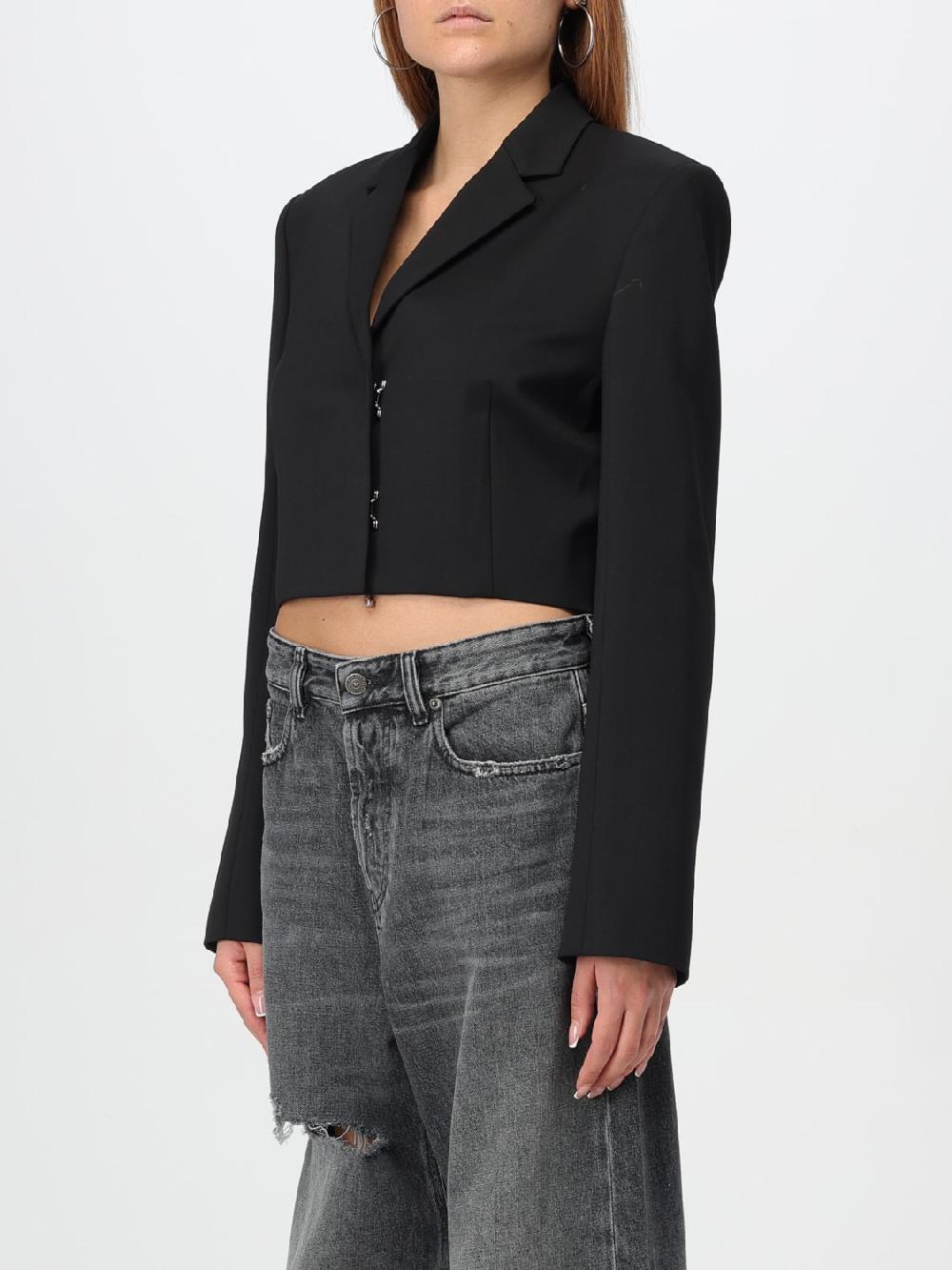 Giglio Blazer Cropped Diesel In Lana Stretch