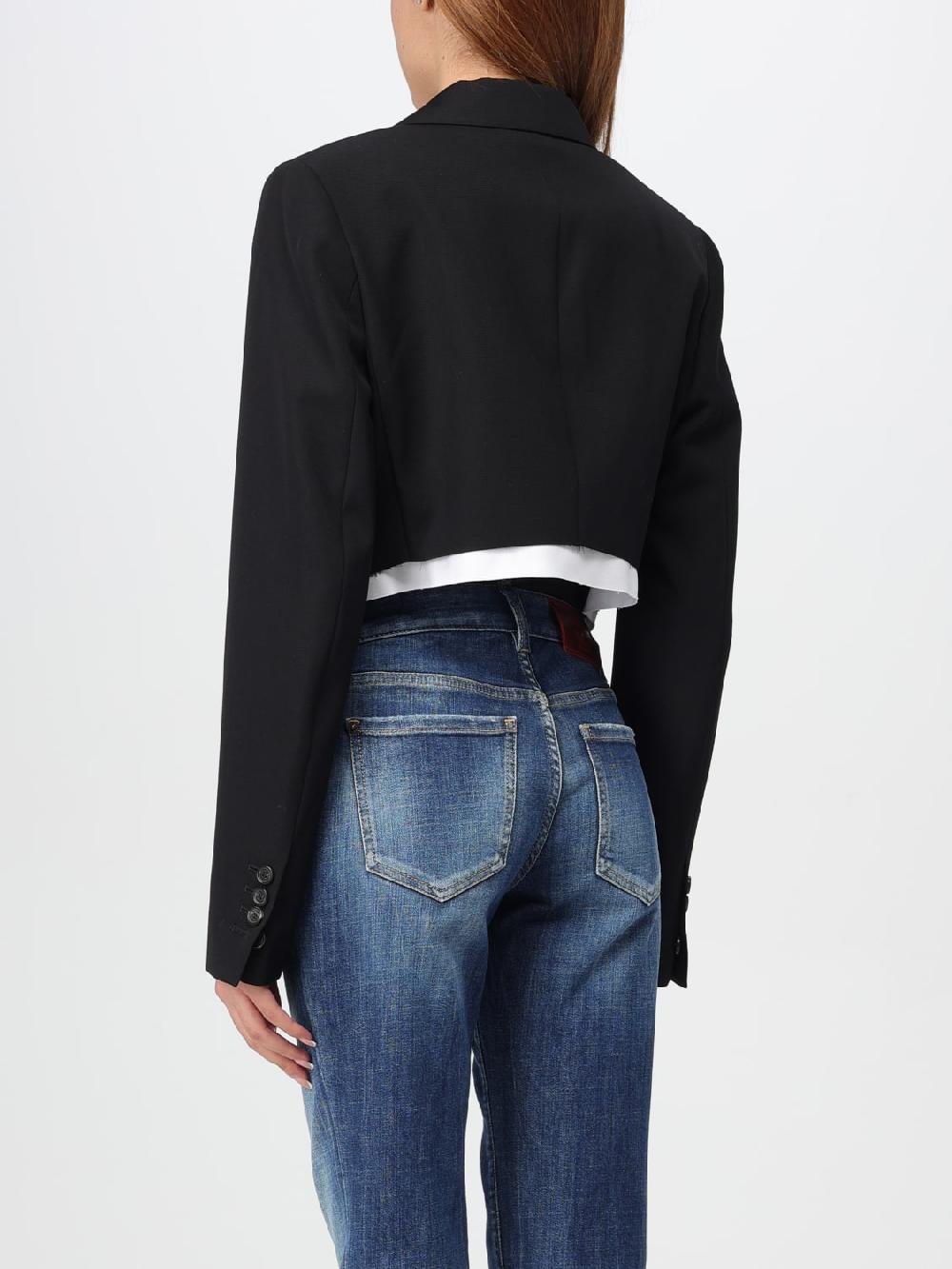 Giglio Blazer Cropped Dsquared2 In Lana