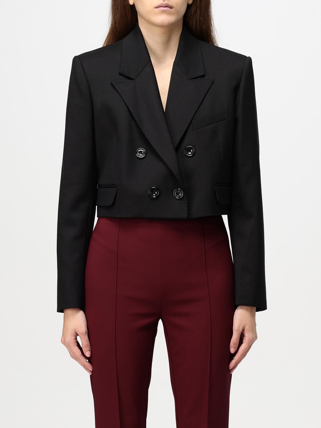 Giglio Blazer cropped Elisabetta Franchi in crepe