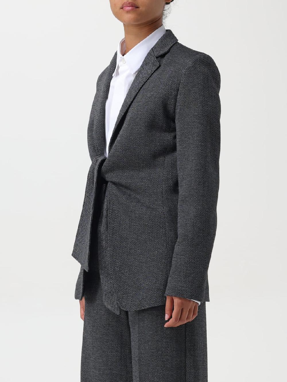 Giglio Blazer Da Annodare Max Mara In Misto Lana