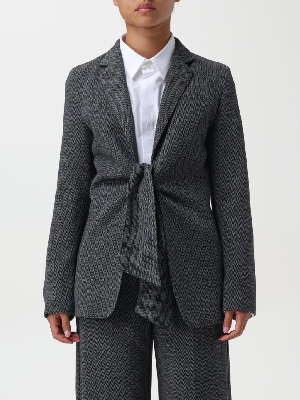 Giglio Blazer da annodare Max Mara in misto lana