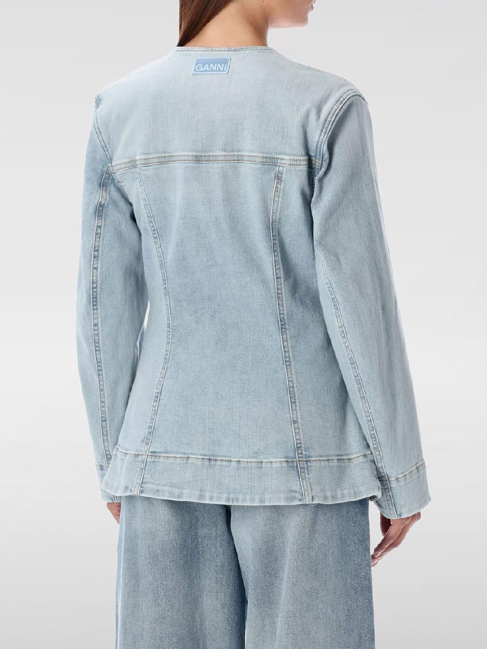 Giglio Blazer Di Jeans Ganni Slim