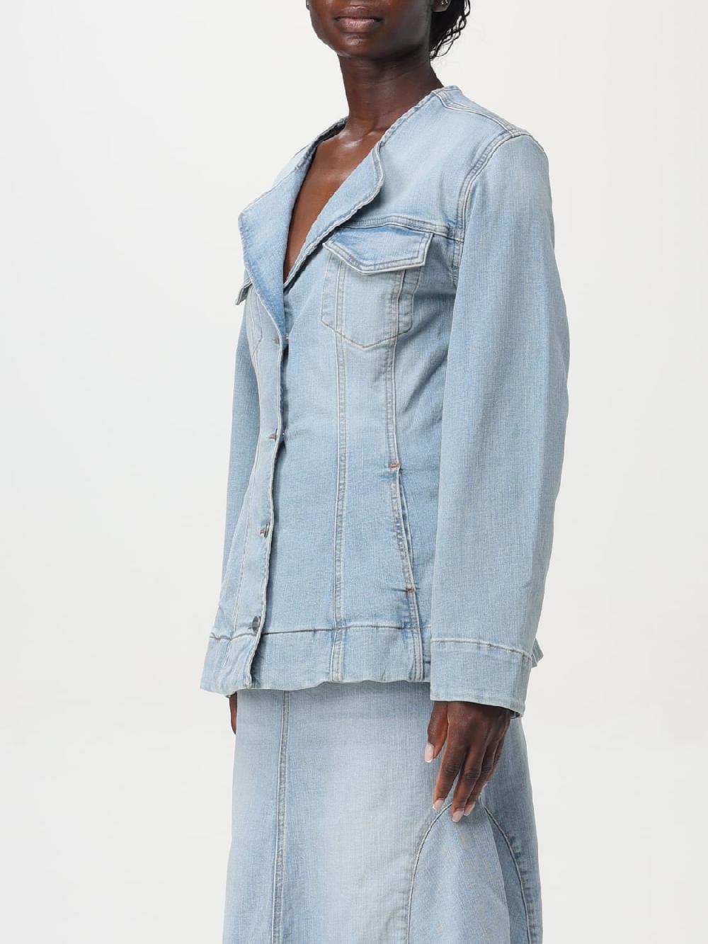 Giglio Blazer Di Jeans Ganni Slim