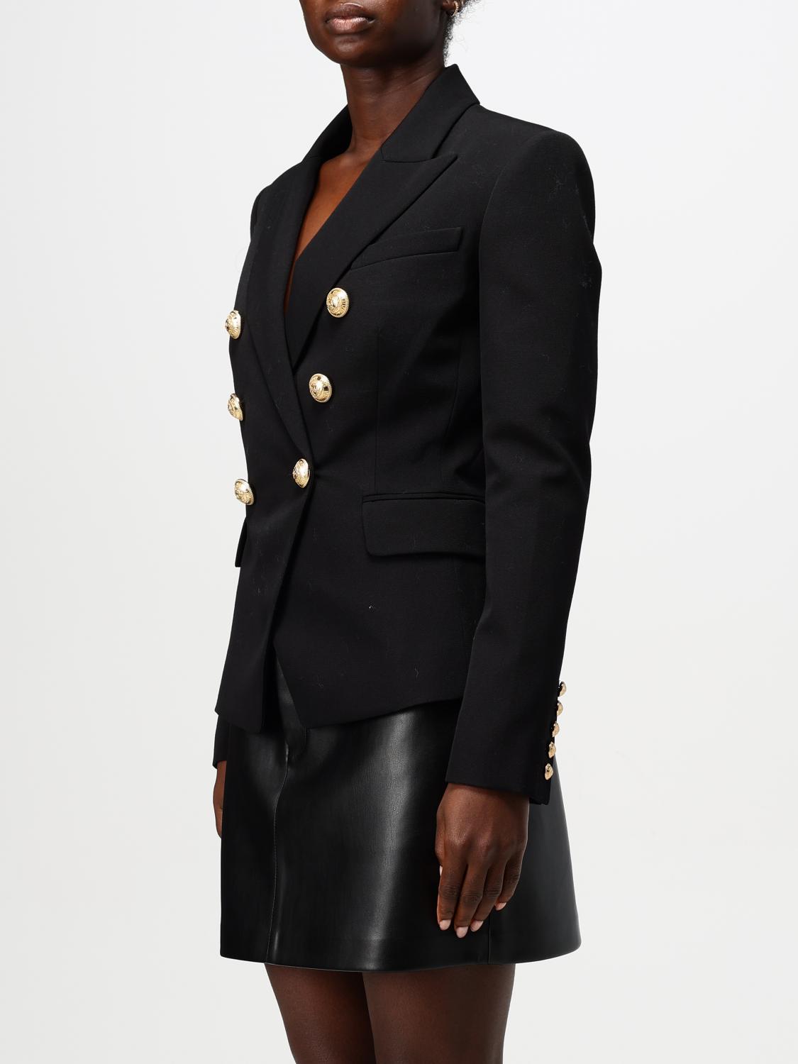 Giglio Blazer Doppiopetto Balmain In Lana Vergine
