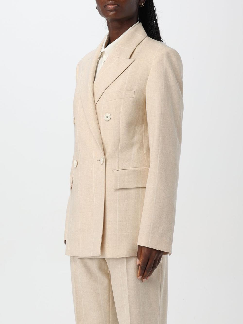 Giglio Blazer Doppiopetto Eleventy In Lana A Righe