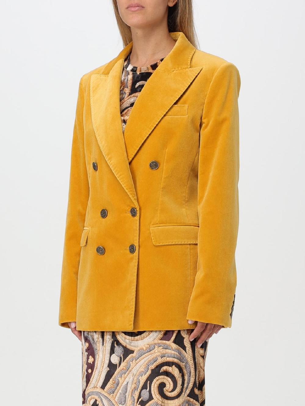 Giglio Blazer Doppiopetto Etro In Velluto