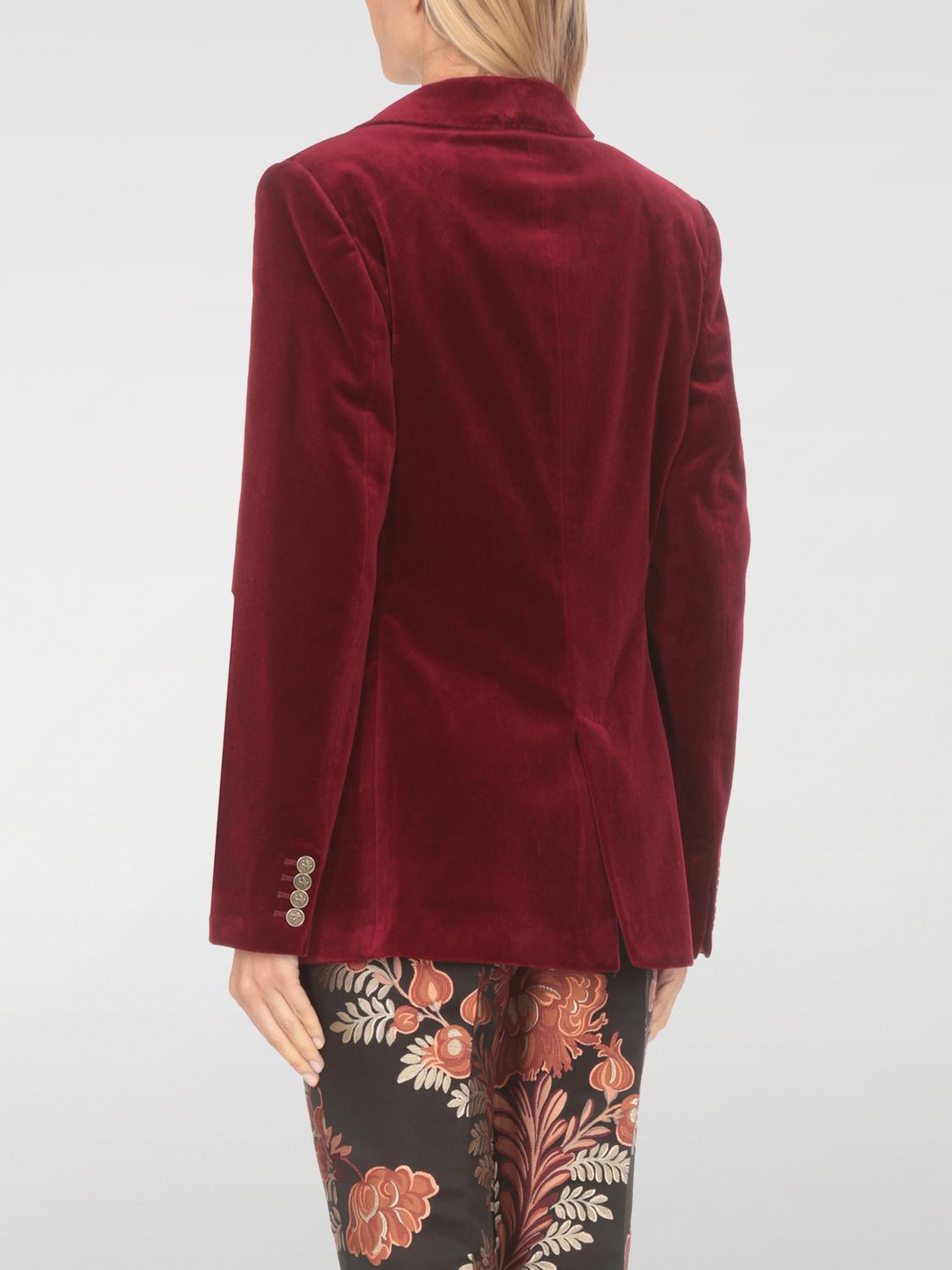 Giglio Blazer Doppiopetto Etro In Velluto