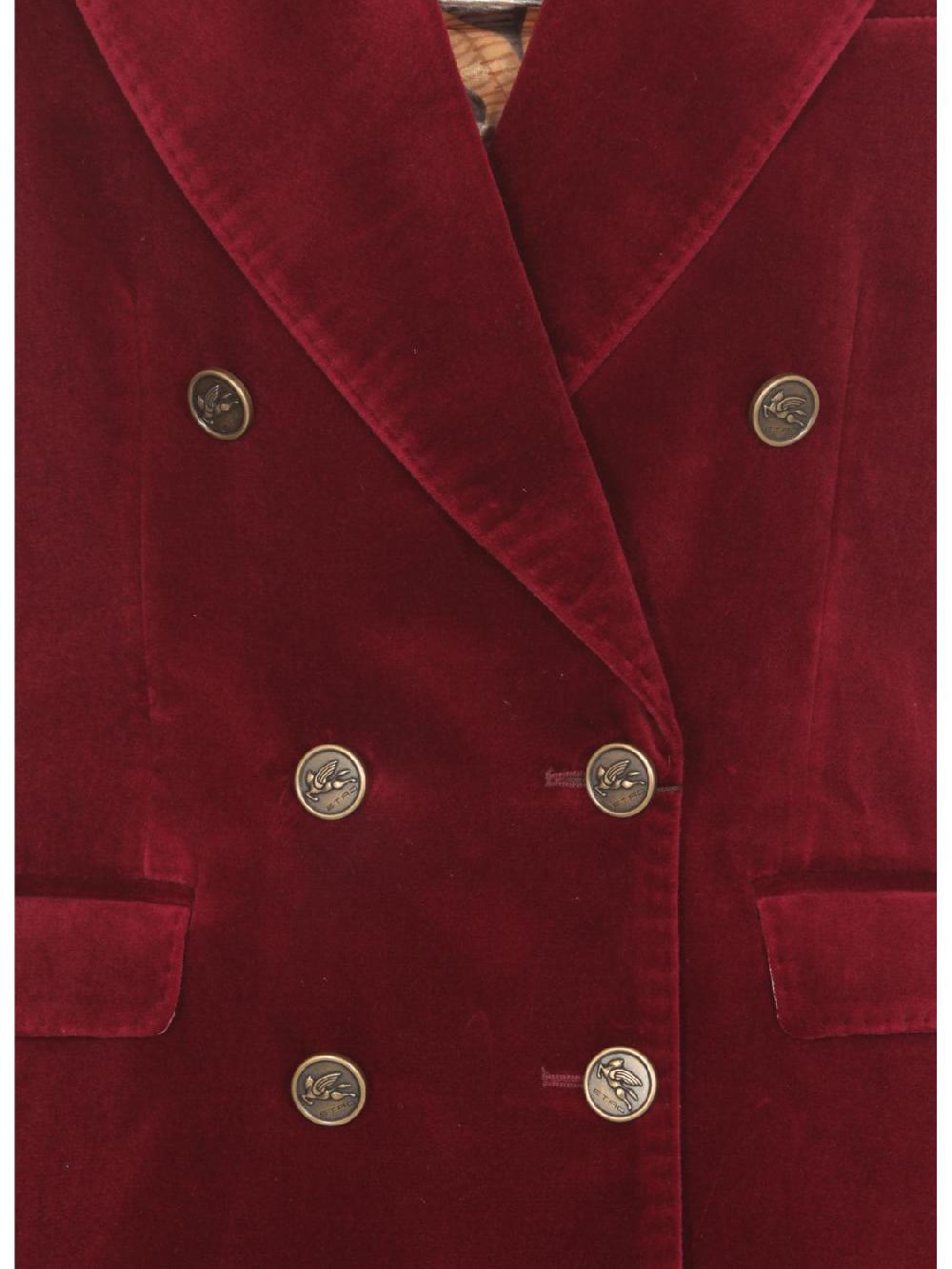 Giglio Blazer Doppiopetto Etro In Velluto