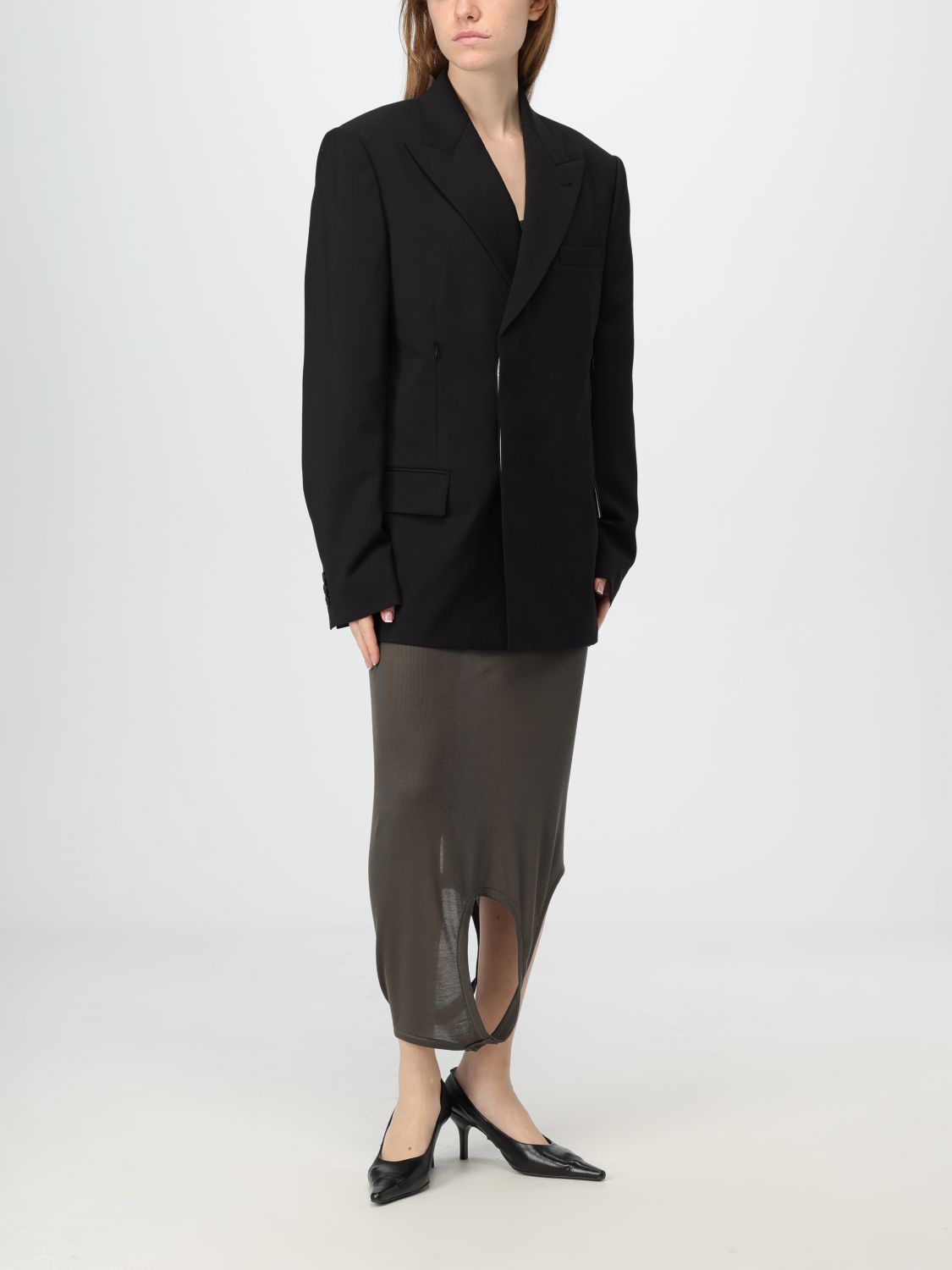 Giglio Blazer Doppiopetto Helmut Lang In Lana