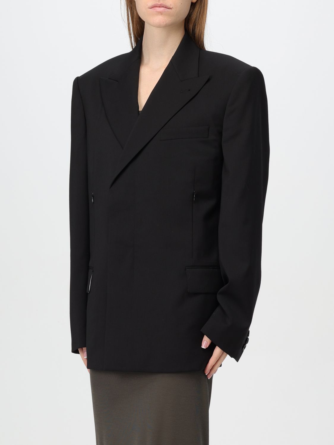 Giglio Blazer Doppiopetto Helmut Lang In Lana