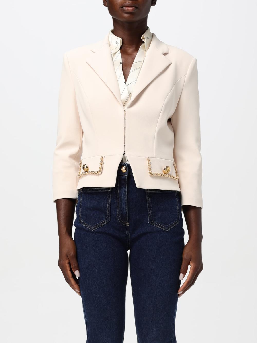 Giglio Blazer Elisabetta Franchi in crêpe